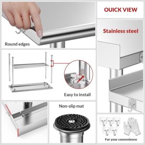 Stainless steel kitchen island table - 图片 5