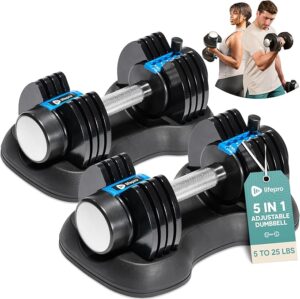 Adjustable dumbbell set - 图片 3