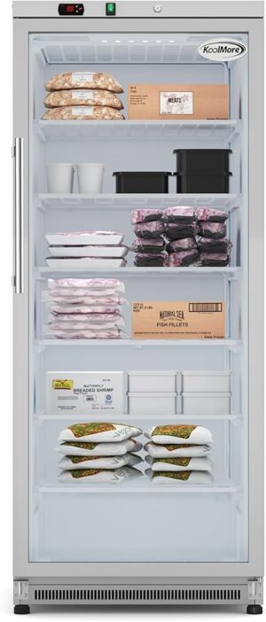 Commercial display freezer