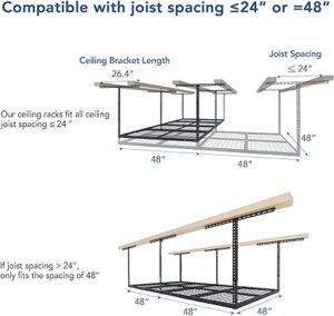 Garage overhead storage racks - 图片 4