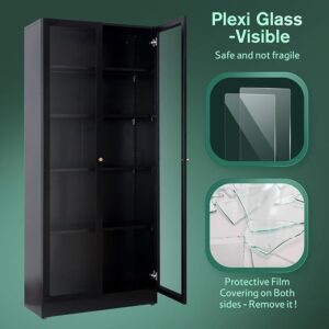 Metal bookshelf combination cabinet - 图片 5