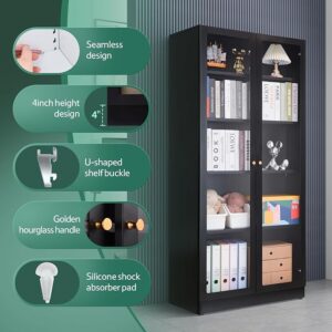 Metal bookshelf combination cabinet - 图片 4