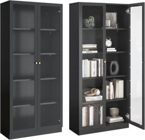 Metal bookshelf combination cabinet